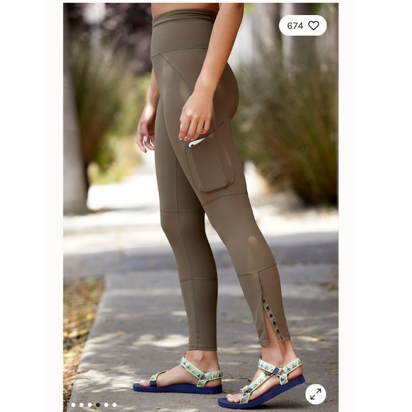 NWOT FREE PEOPLE High-Rise Ankle Flex It Leggings - Picture 2 of 12